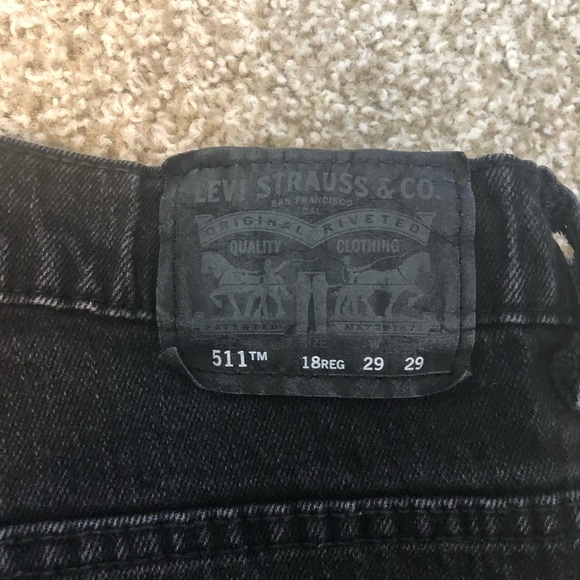 Levi’s 511 Black Vintage Jeans - Picture 3 of 8